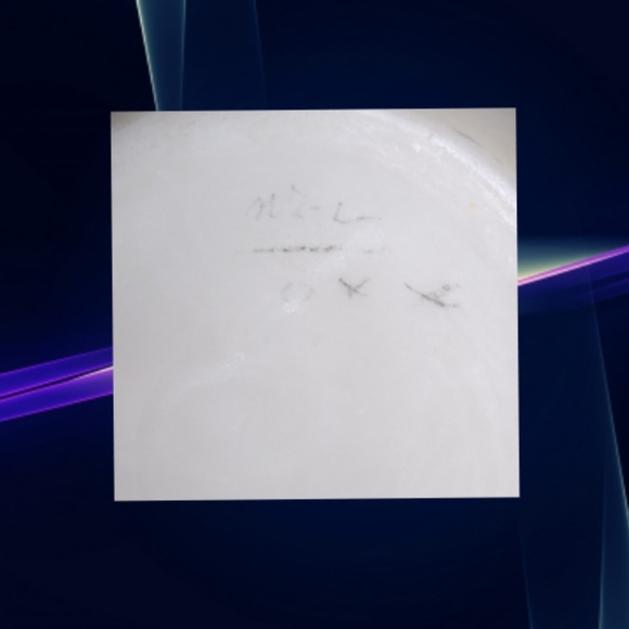 👣4/$20.  Hand Painted Vase Flowers Gold - Picture 6 of 6